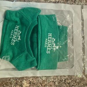 New Hermes design  Green labubu  Outfit set